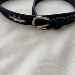 Black Embroidered Fish Belt zep-pro